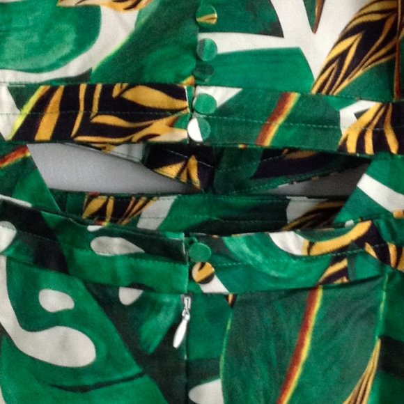 Farm Rio Max Amazonia Cutout Mini Dress - Picture 8 of 13